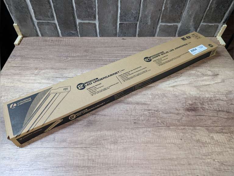 LITHONIA LIGHTING 2-FT LED UNDER CABINET LIGHT IN ORIGINAL BOX image