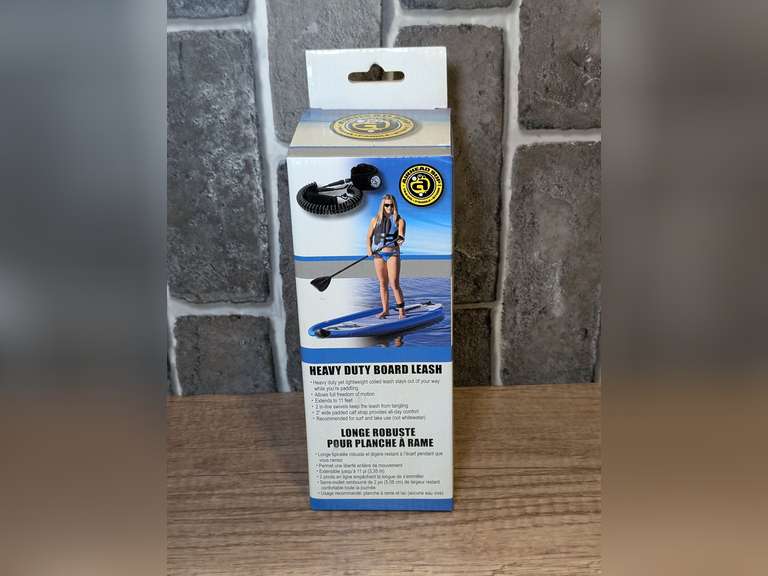 NEW IN BOX AIRHEAD HEAVY DUTY PADDLE BOARD LEASH image