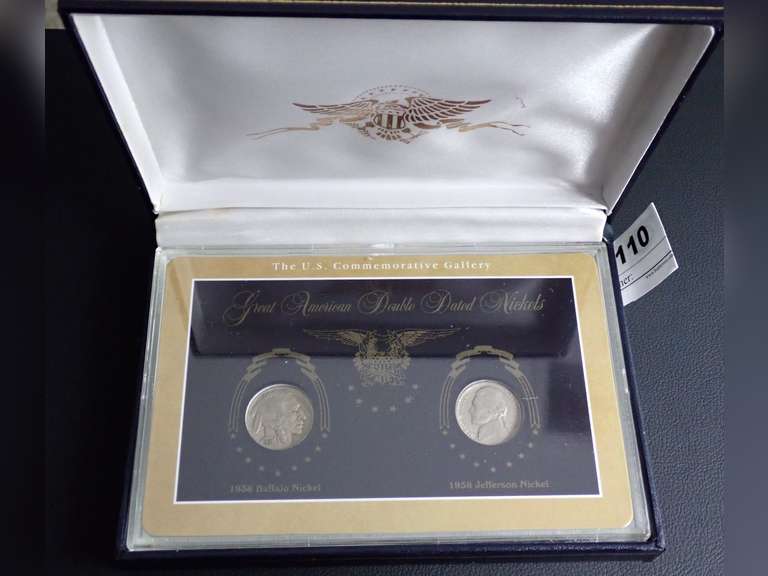 UNITED STATES COMMEMORATIVE GALLERY "GREAT AMERICAN DOUBLE PLATED NICKELS" image