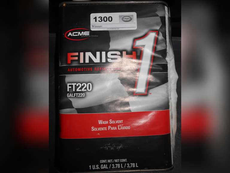 (1) GAL ACME WASH SOLVENT FT220 (UNOPENED) image