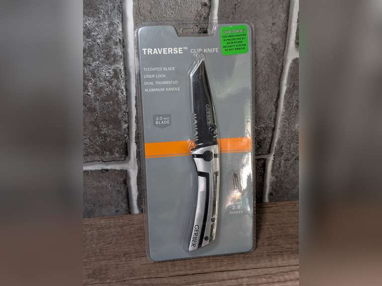 GERBER TRAVERSE CLIP KNIFE IN ORIGINAL PACKAGE image