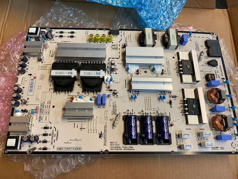 LG Power Supply/LED Driver Board, this part appears to have never been used, see pictures for details. image
