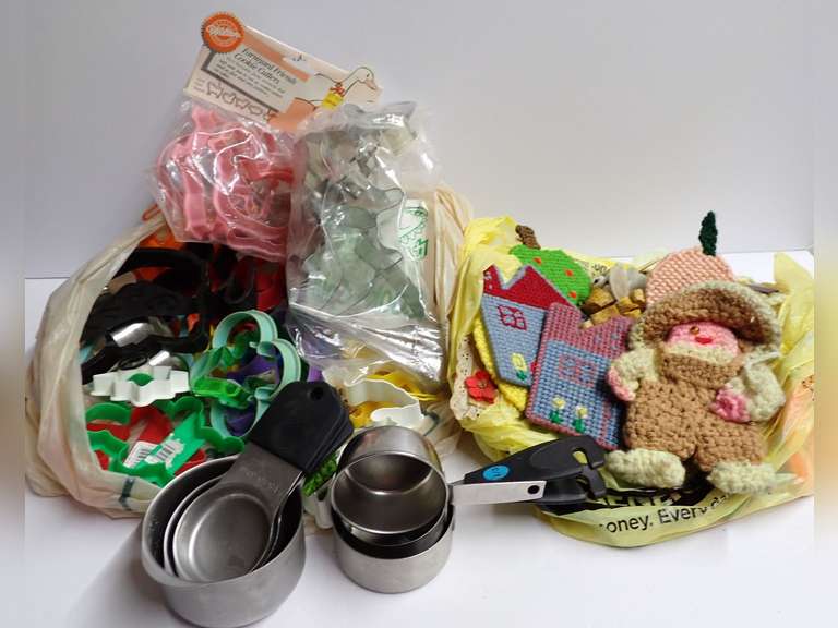 Cookie Cutters, Measuring Cups, Embroidered Magnets & More image