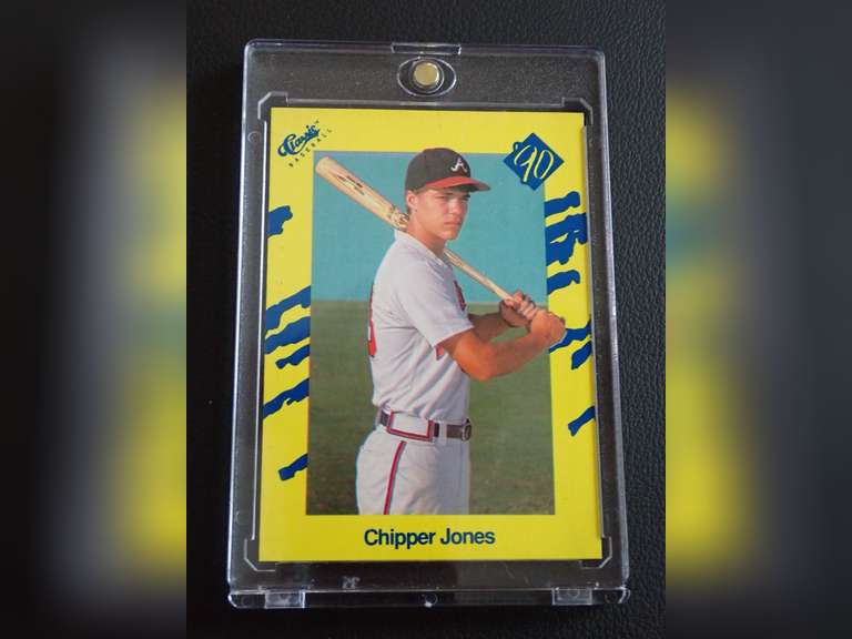 1990 CLASSIC, CHIPPER JONES CARD image