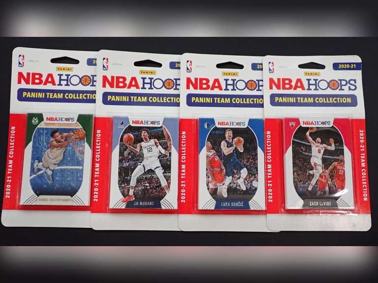 FACTORY SEALED 2020-2021 PANINI NBA HOOPS TEAM SETS image