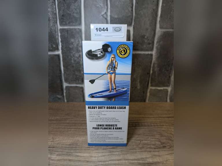 NEW IN BOX AIRHEAD HEAVY DUTY PADDLE BOARD LEASH image