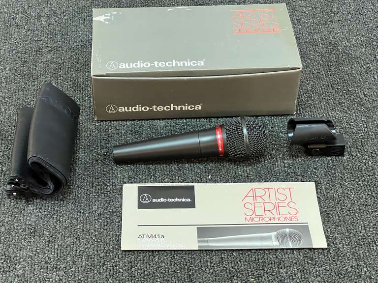 Audio-Technia artist series microphone, still new in the box, see pictures for details. image