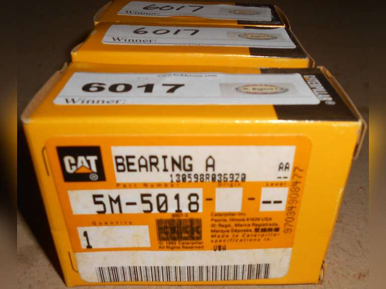 (3) CAT P/N 5M-5018 BEARING image