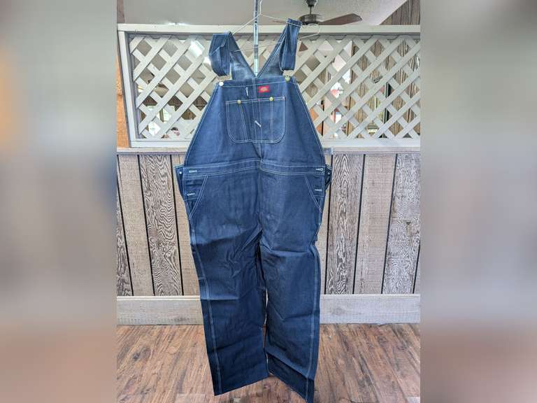 DICKIES OVERALLS WITH TAGS, SIZE 50X30 image