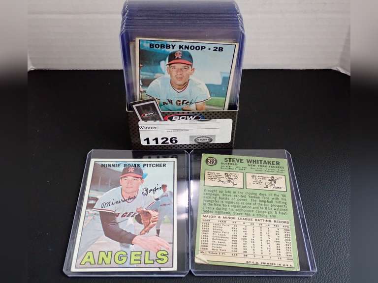 1967 TOPPS BASEBALL CARDS W/CONTENT LIST image