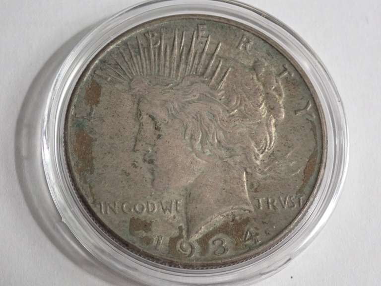 1934 PEACE DOLLAR COIN image