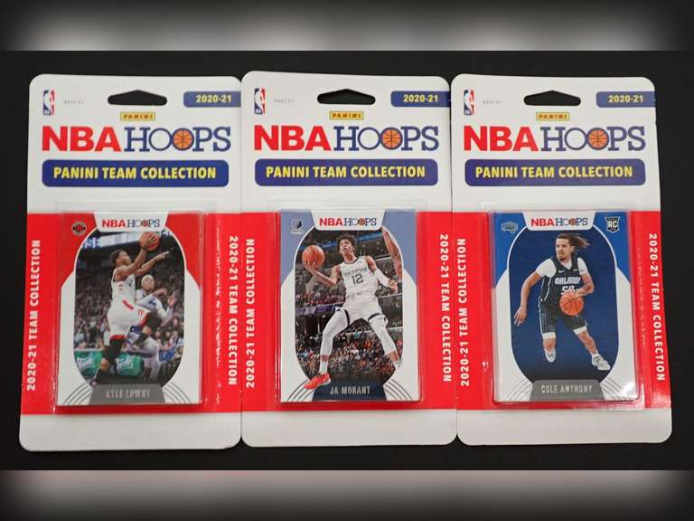 FACTORY SEALED 2020-2021 PANINI NBA HOOPS TEAM SETS image