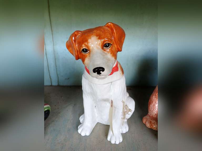 Ceramic Dog Cookie Jar image