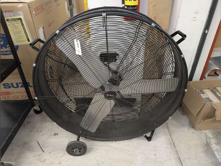 LARGE (36") ROLLING SHOP FAN image