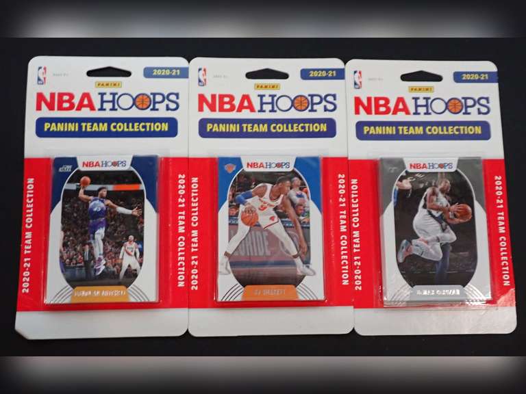 FACTORY SEALED 2020-2021 PANINI NBA HOOPS TEAM SETS image