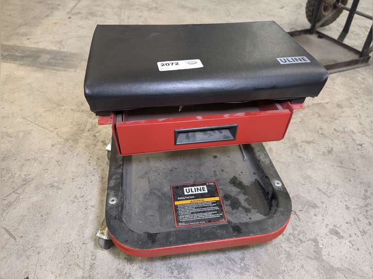 ULINE CREEPER SEAT WITH PULL OUT TOOL TRAY image