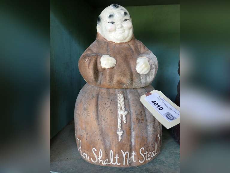 W.H. Hirsch Monk Cookie Jar, LA, Calif image