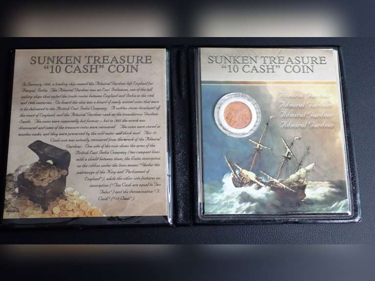FIRST COMMEMORATIVE MINT "SUNKEN TREASURE $10 CASH COIN" image