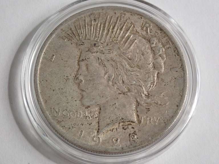 1923 PEACE DOLLAR COIN image