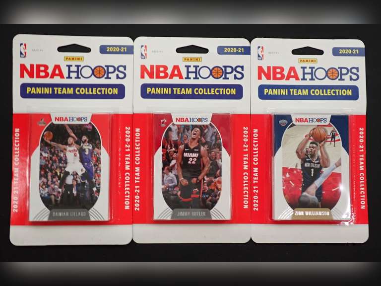 FACTORY SEALED 2020-2021 PANINI NBA HOOPS TEAM SETS image