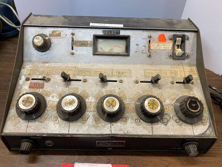 Sparta Electronics A-15 Radio Broadcast Console, not tested, no cord, working condition unknown, see pictures for details. image