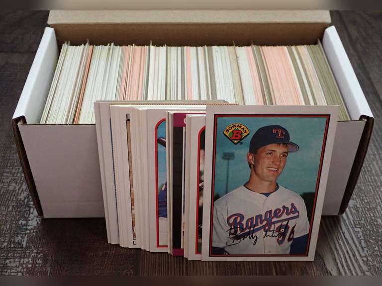 400+/- UNSEARCHED BASEBALL CARDS image