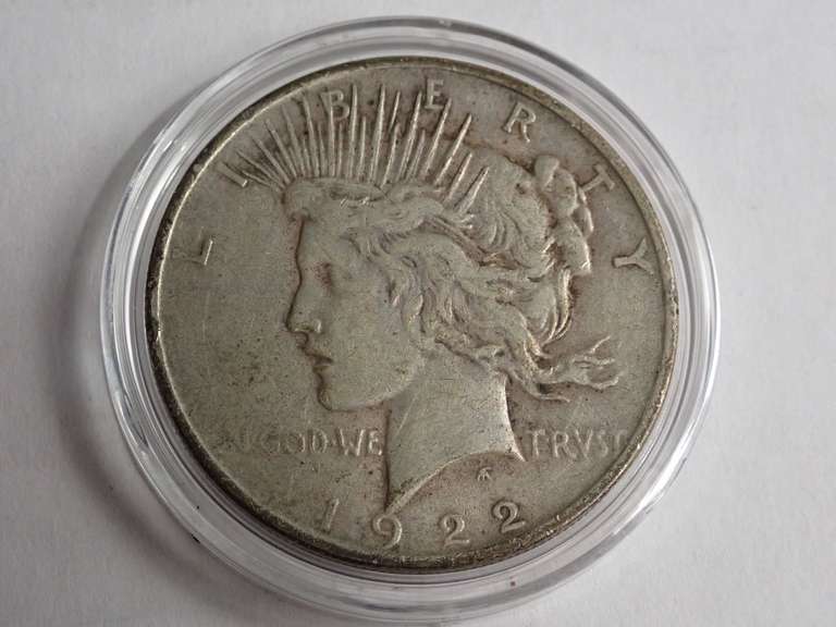 1922 PEACE DOLLAR COIN image