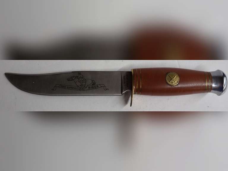 Wild West No. 1 Pony Express Rider Knife image