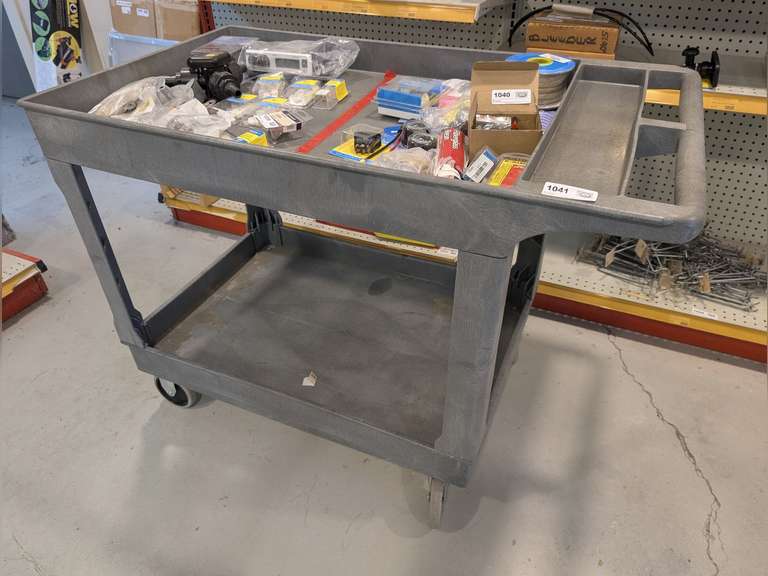 LARGE ULINE UTILITY CART image