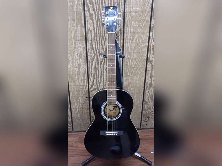 J. Reynolds JR14BK Acoustic Guitar with Case - Stand Not Included image