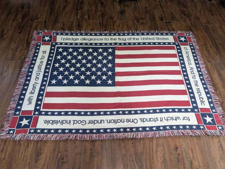 PLEDGE OF ALLEGIANCE / US FLAG THEME THROW image