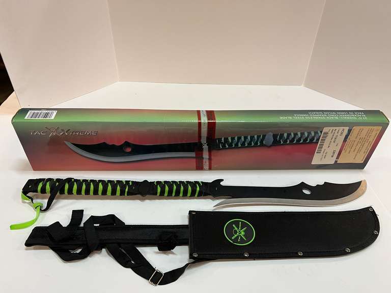 Tac Xtreme 27.5” knife with cord wrapped handle, comes with sheath, still new in the box, see pictures for details. image