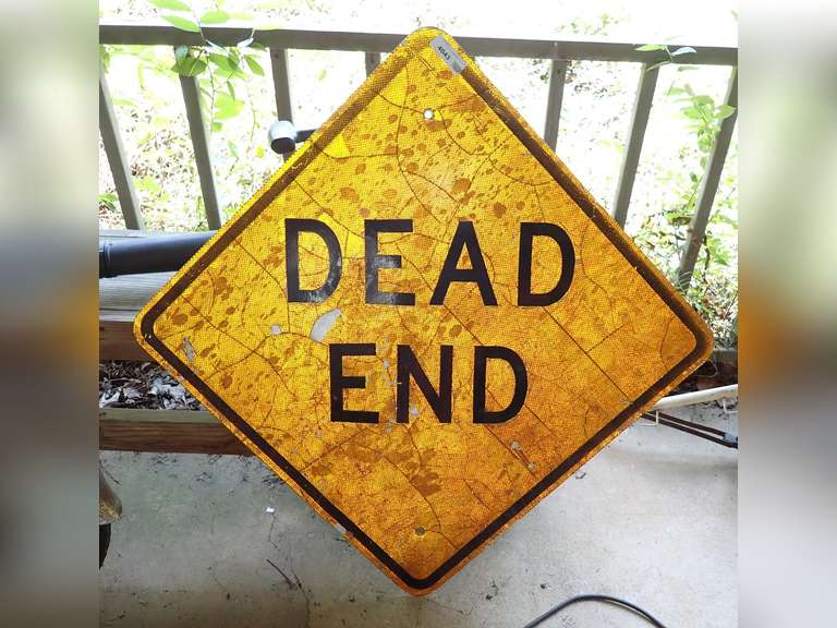 "Dead End" Road Sign image