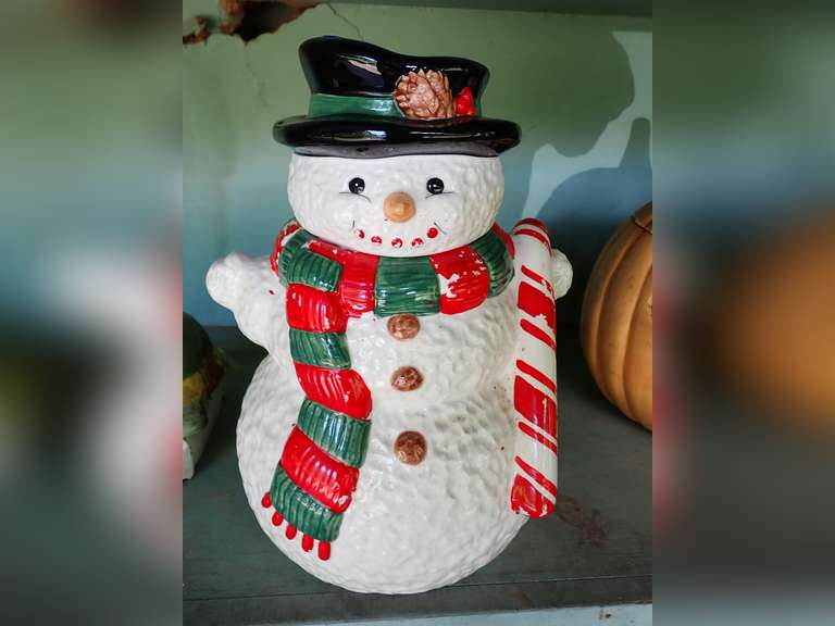 The Cellar Snowman Cookie Jar image