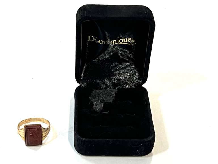 Men’s ring, resembles a carnelian signet ring, see pictures for details. image