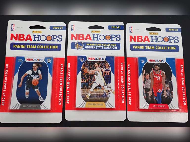 FACTORY SEALED 2020-2021 PANINI NBA HOOPS TEAM SETS image