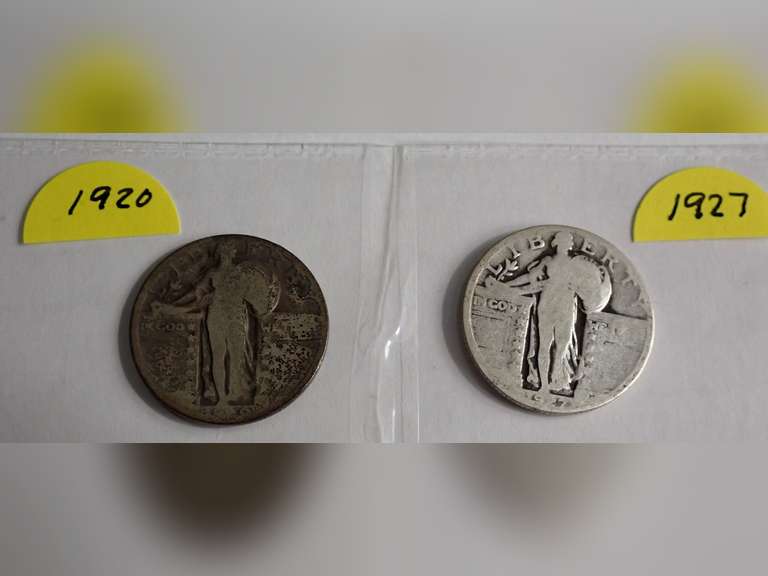 1920 & 1927 STANDING LIBERTY QUARTERS image