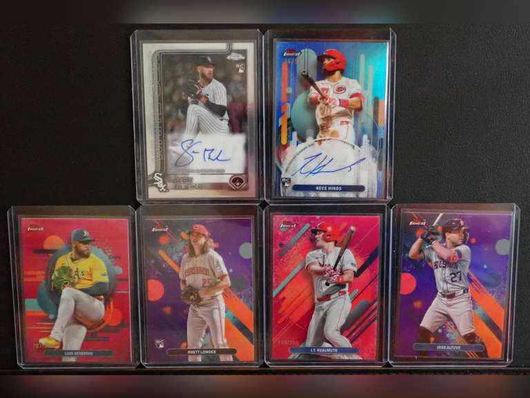 2025 TOPPS FINEST AUTOGRAPH & NUMBERED BASEBALL CARDS image