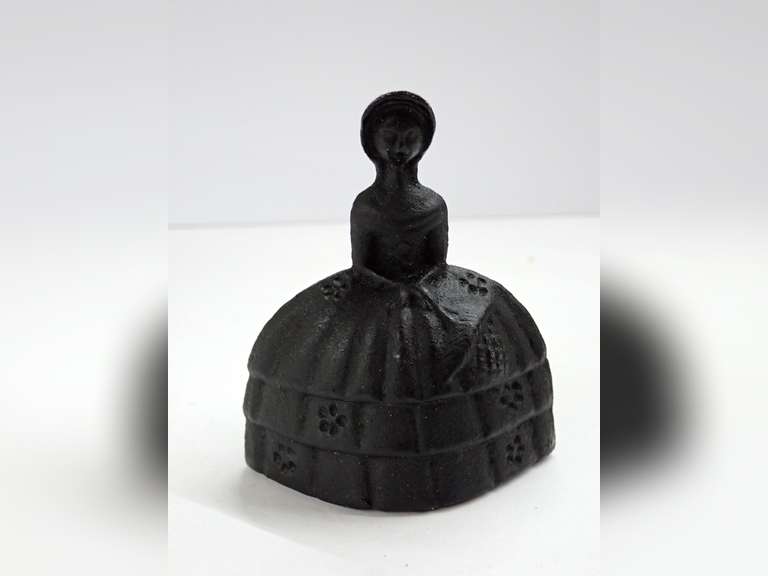 Cast Iron Woman Dress Bell image
