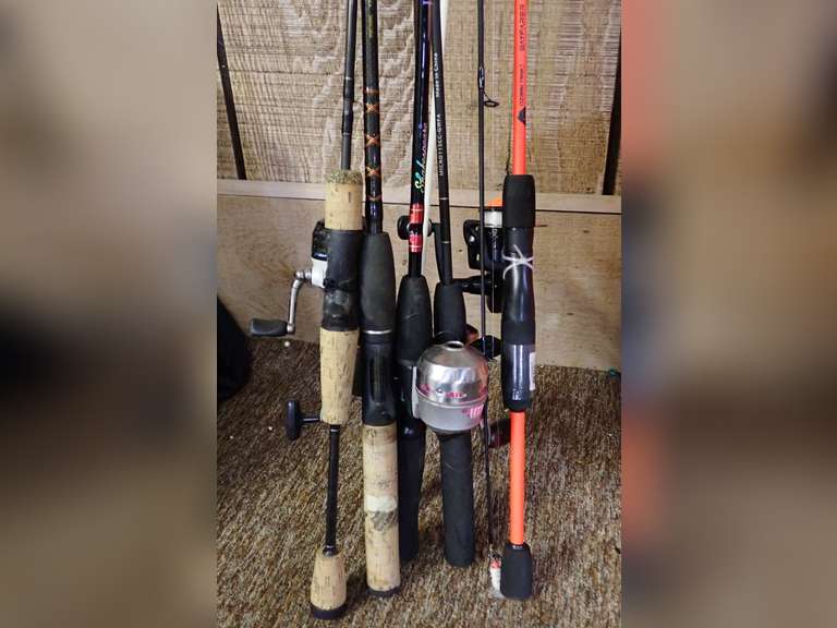 Fishing Rod and Reel Assortment - Zebco, Shakespeare, Ozark Trail image