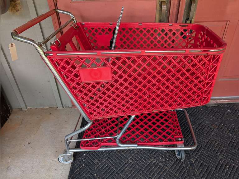 VINTAGE FULL SIZE SHOPPING CART image