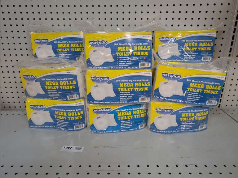 MARPAC MEGA ROLL TOILET TISSUE, 16 PACKS image