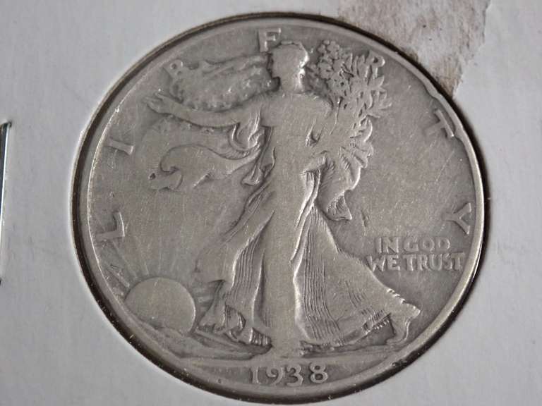 1938-D WALKER HALF DOLLAR COIN image
