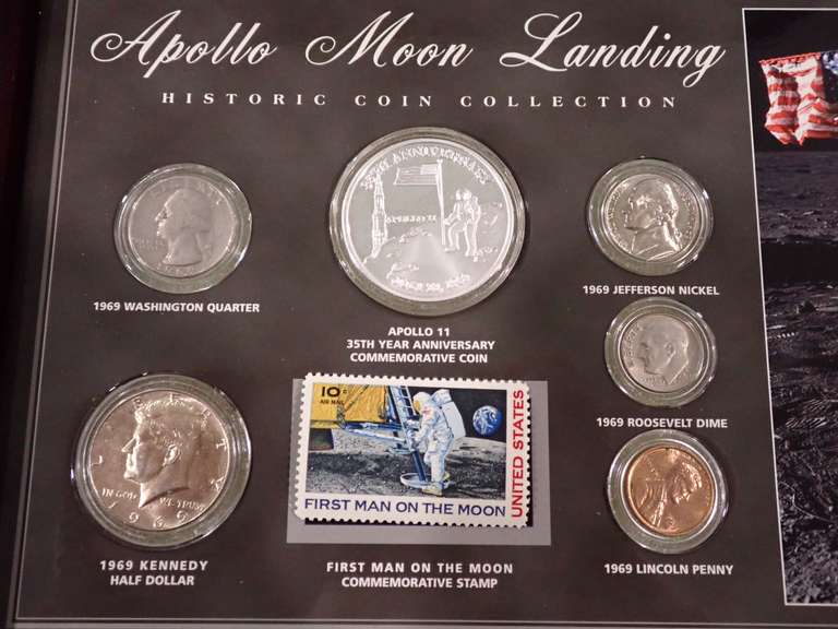 35TH YEAR ANNIVERSARY APOLLO 11 MOON LANDING COMMEMORATIVE COLLECTION image