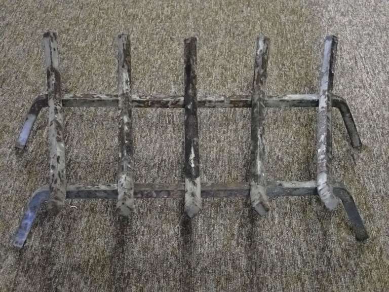 Wrought Iron Fireplace Grate Log Holder image