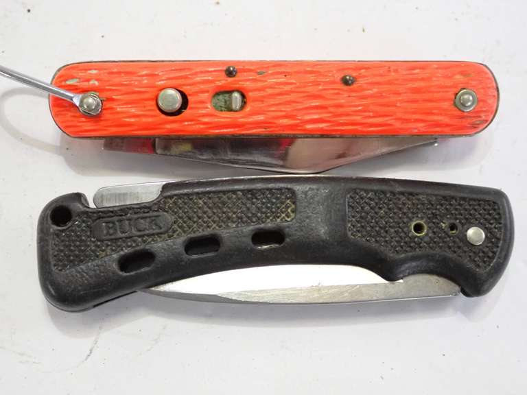 Buck and Schrade Folding Pocket Knives image