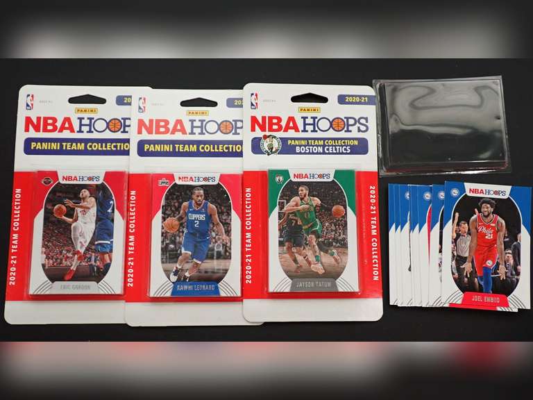 FACTORY SEALED 2020-2021 PANINI NBA HOOPS TEAM SETS image