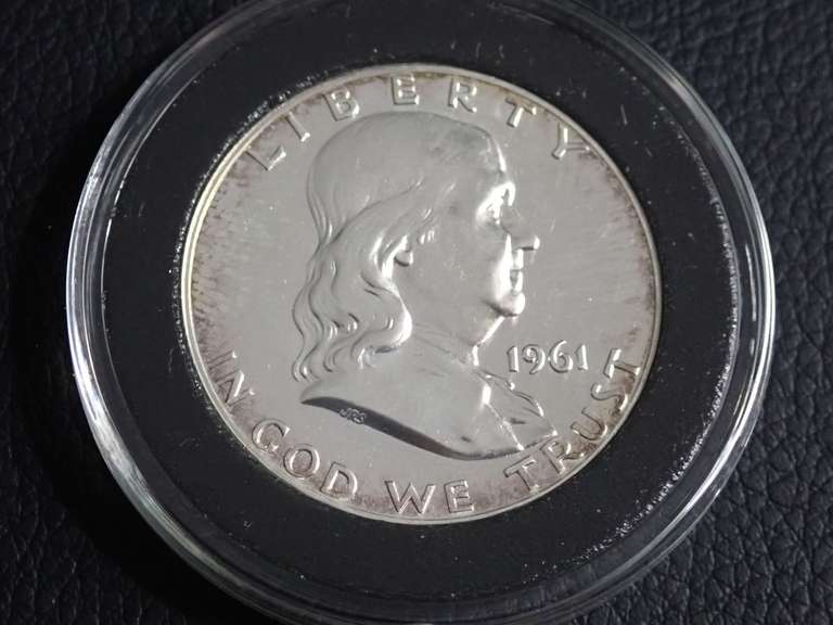 1961 FRANKLIN HALF DOLLAR COIN image