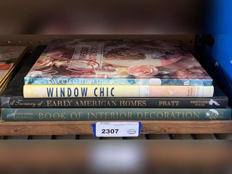 4 COFFEE TABLE BOOKS - 3 ON INTERIOR DESIGN, 1 ON EARLY AMERICAN HOME image
