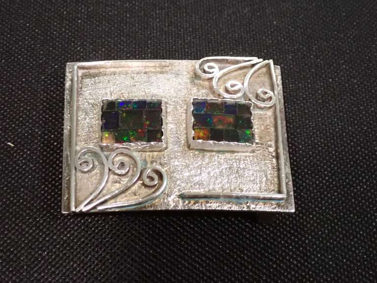 MEXICAN STERLING BELT BUCKLE